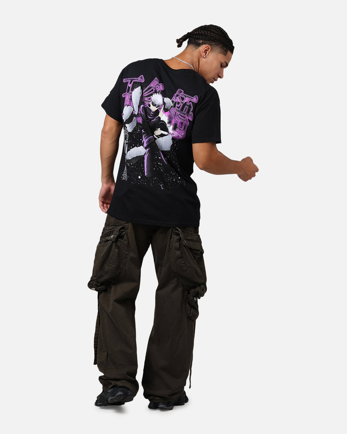 73Studio X  jujutsu kaisen Gojo T-Shirt Black