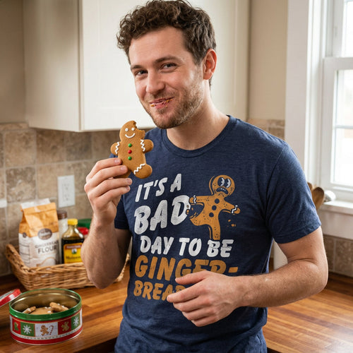 Its A Bad Day To Be A Gingerbread Man Men's T Shirt