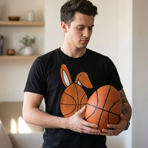 Basketball Easter Egg Men's T Shirt