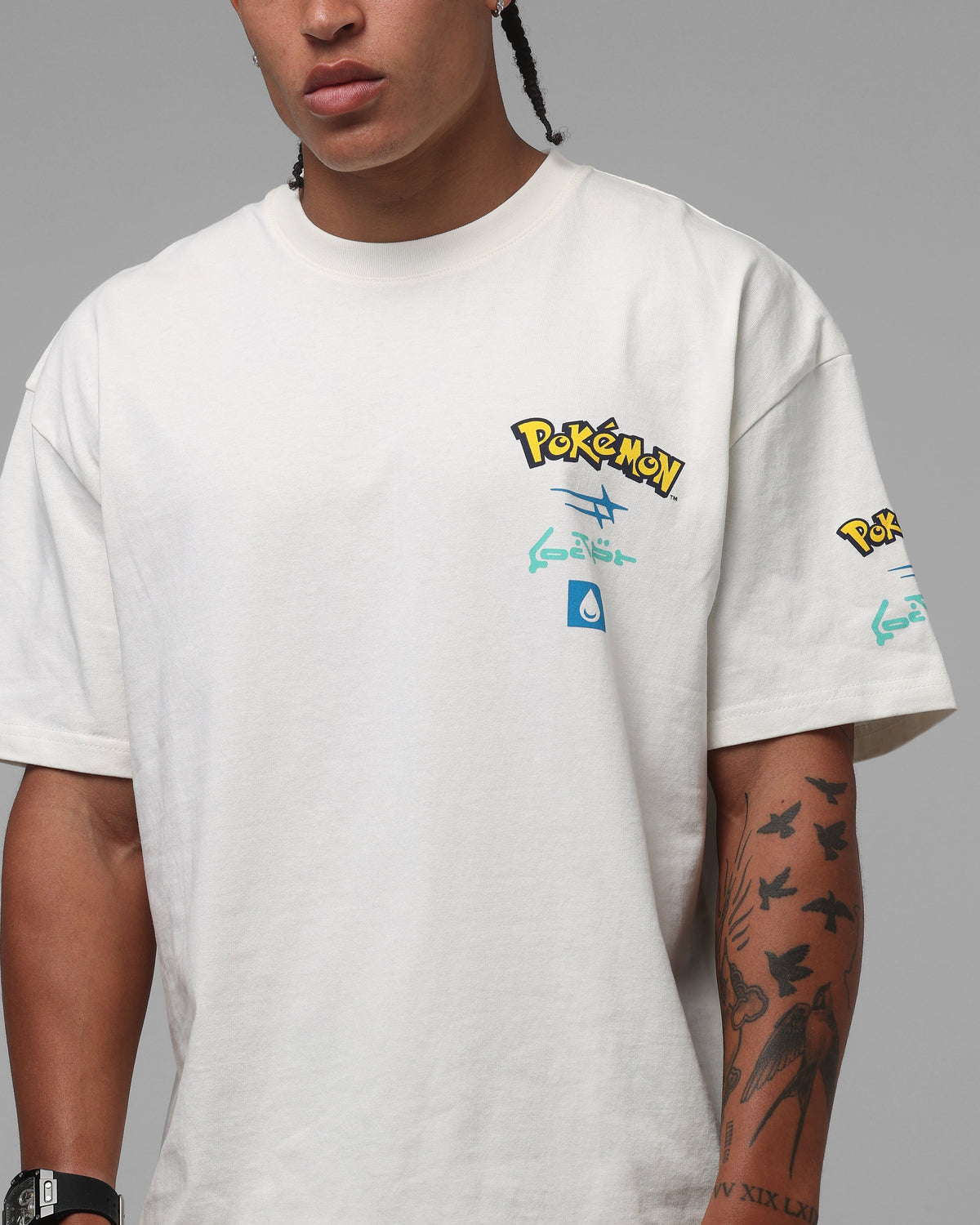 Pok茅mon By Loiter Squirtle Heavyweight T-Shirt Off White