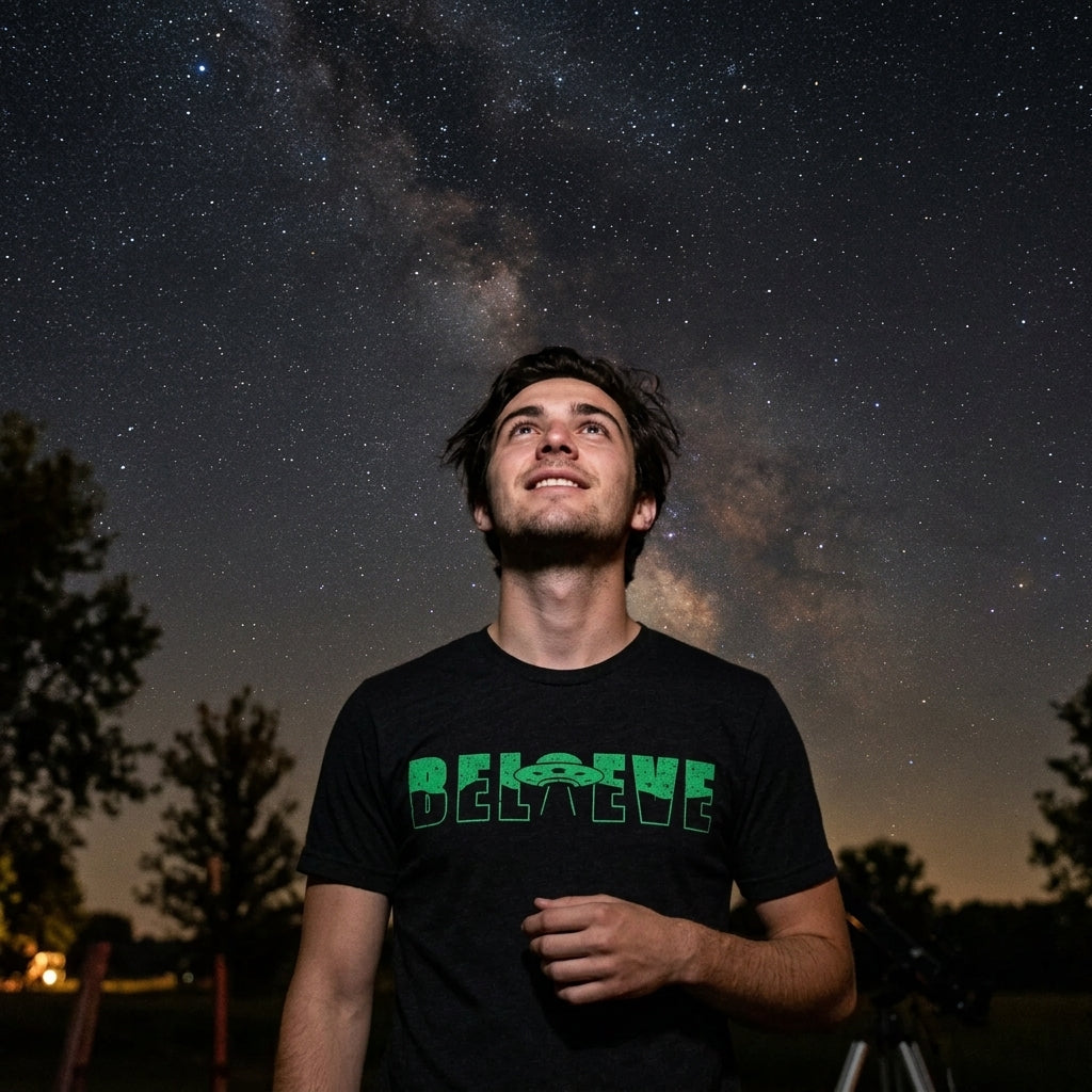Believe UFO Men's T Shirt