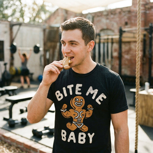 Bite Me Baby Men's T Shirt