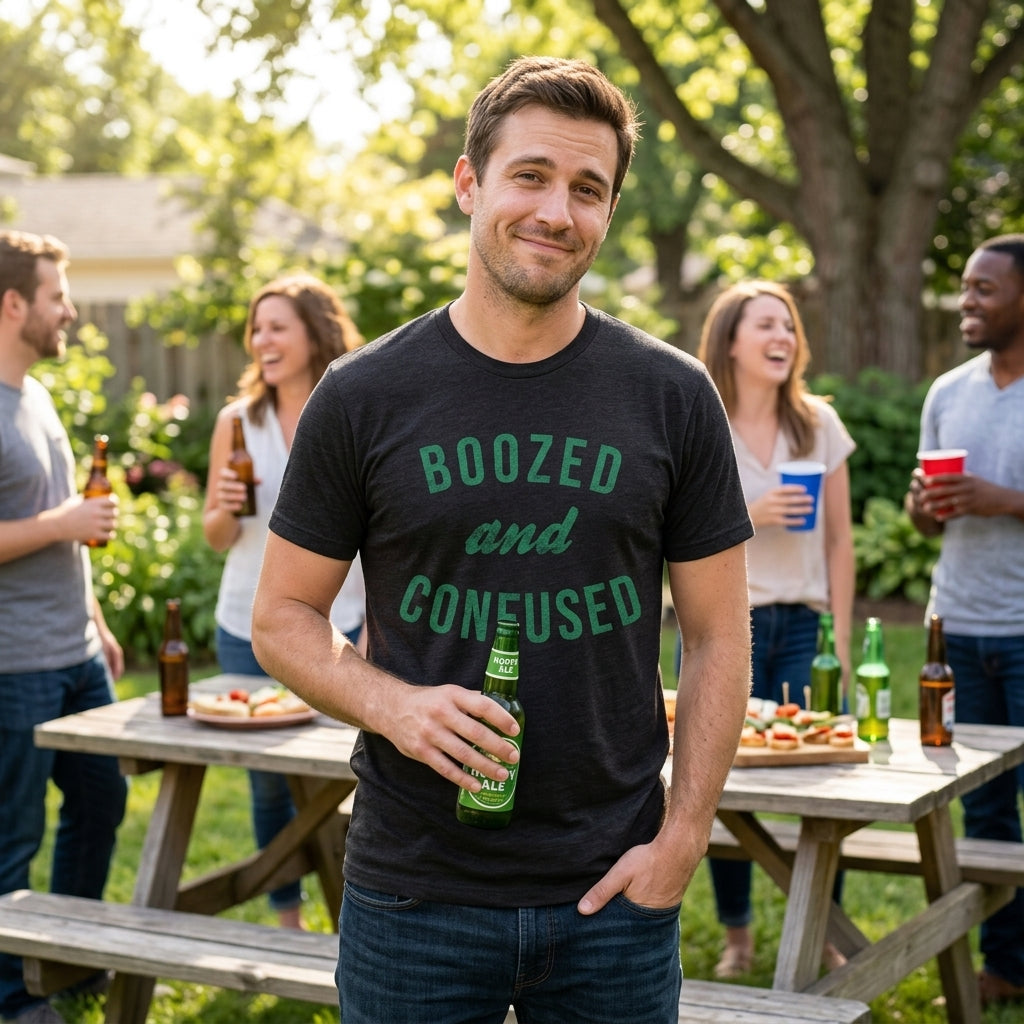 Boozed And Confused Men's T Shirt