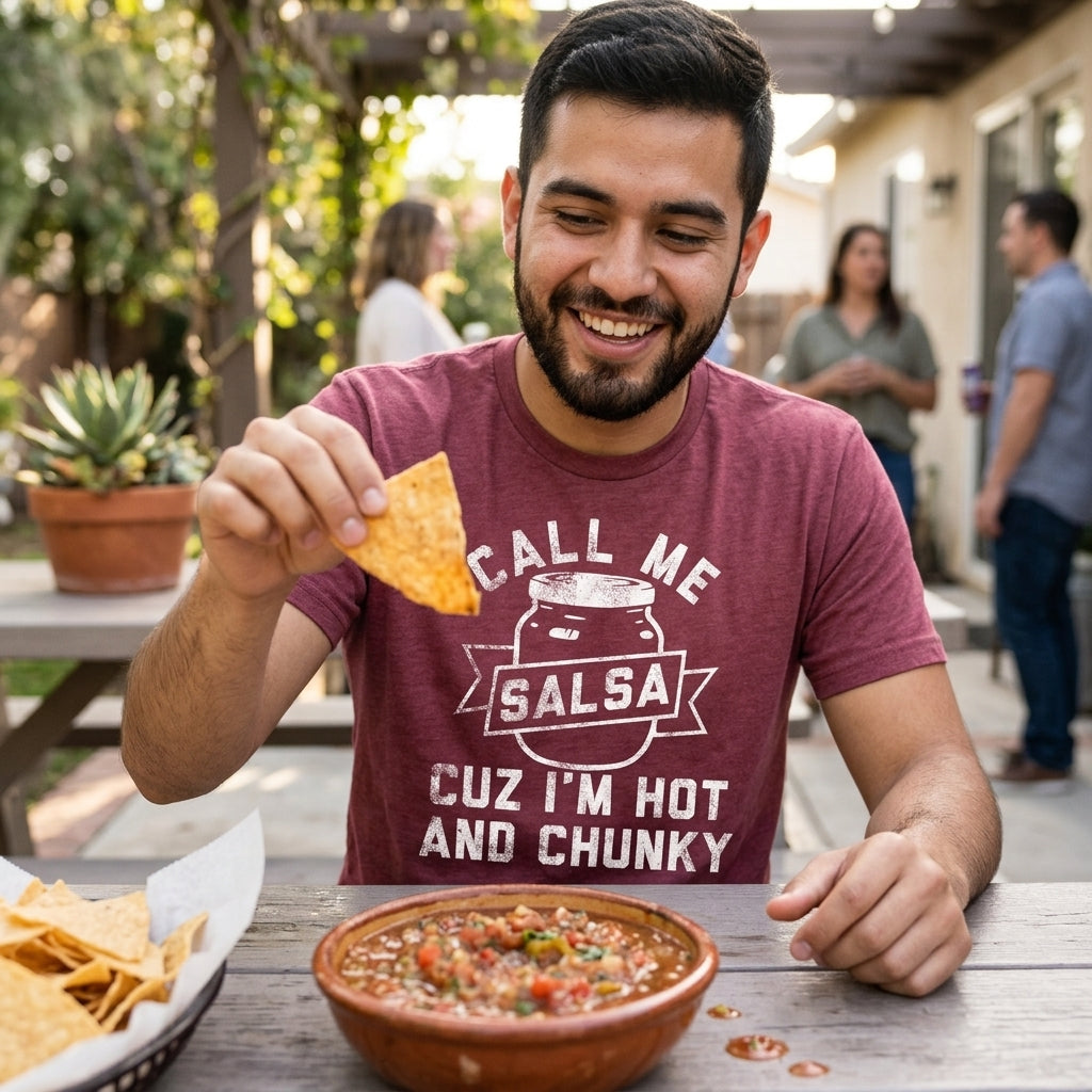 Call Me Salsa Cuz Im Hot And Chunky Men's T Shirt