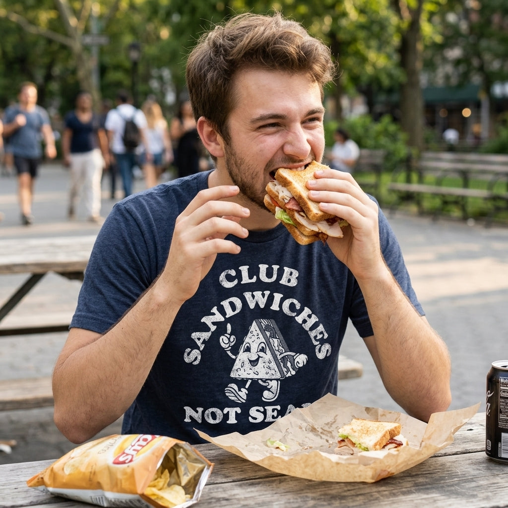 Club Sandwiches Not Seals Men's T Shirt