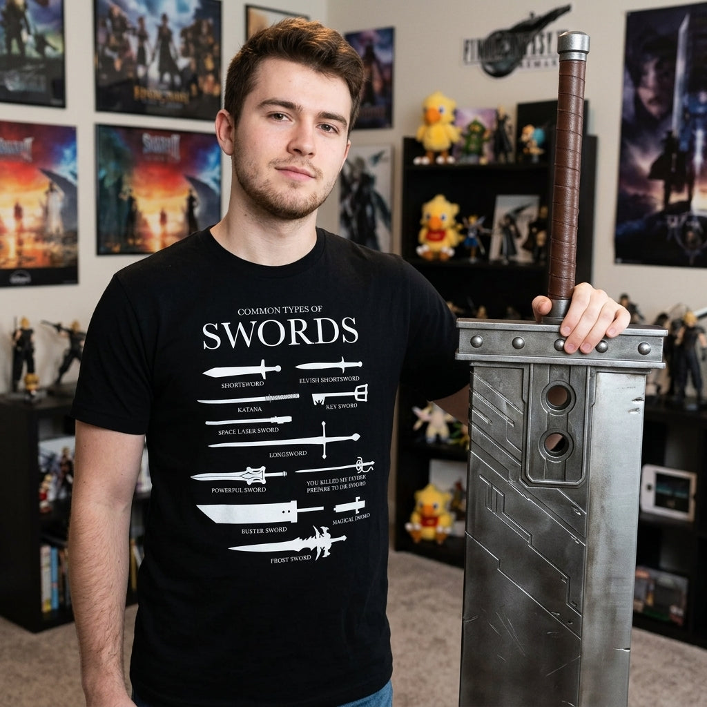 Common Types Of Swords Men's T Shirt