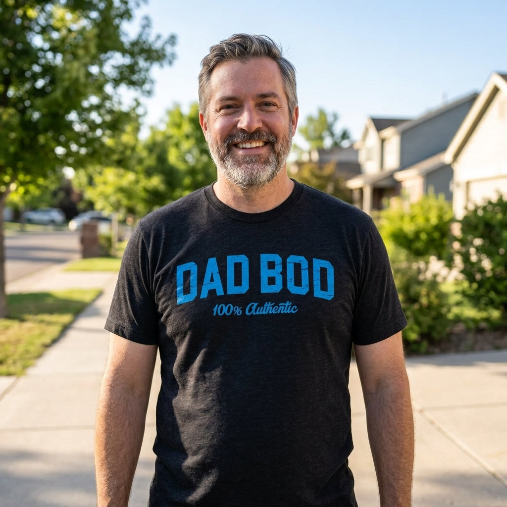 Dad Bod 100 Percent Authentic Men's T Shirt