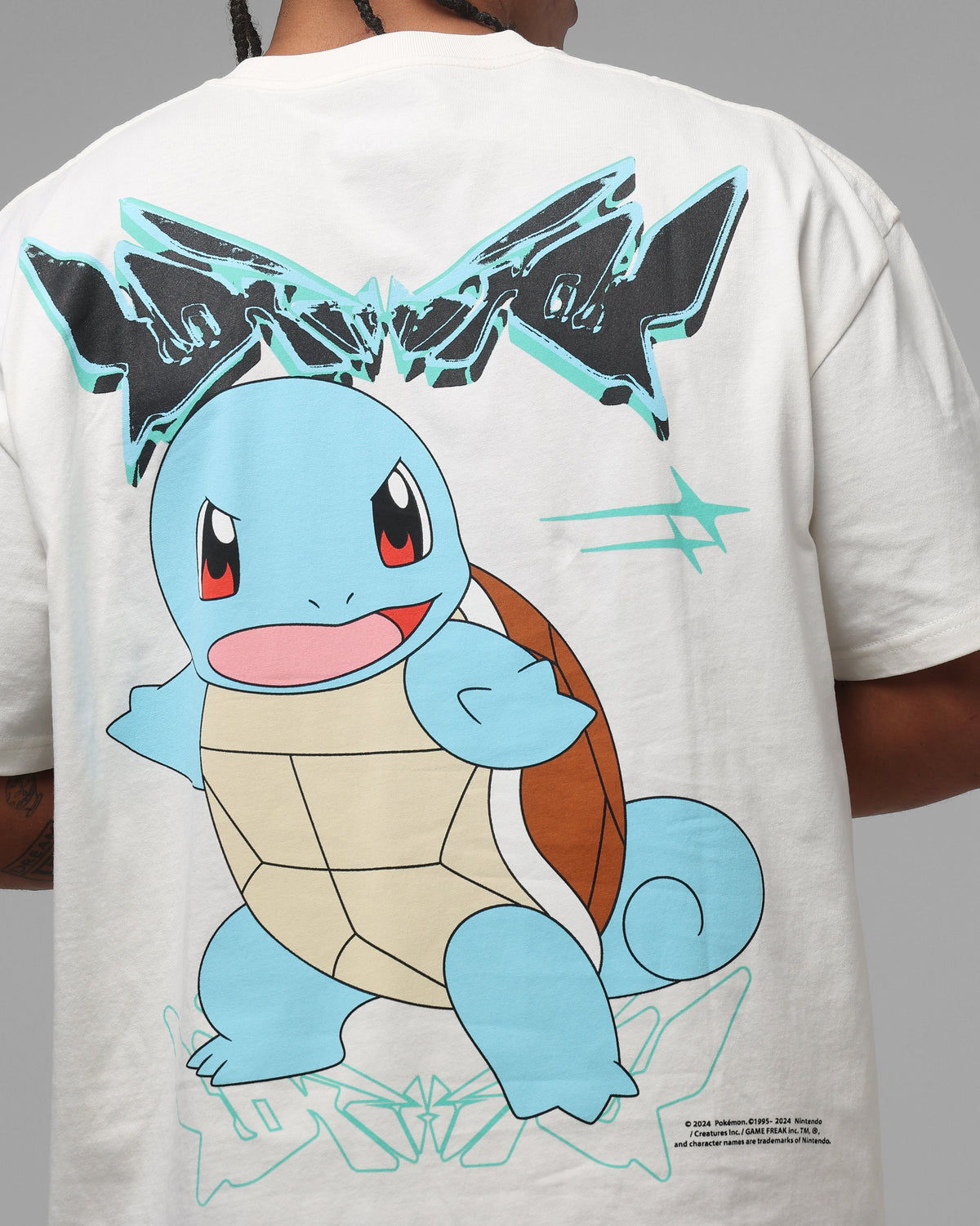 Pok茅mon By Loiter Squirtle Heavyweight T-Shirt Off White