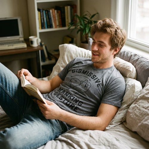 Dissmissive Wanking Gesture Men's T Shirt