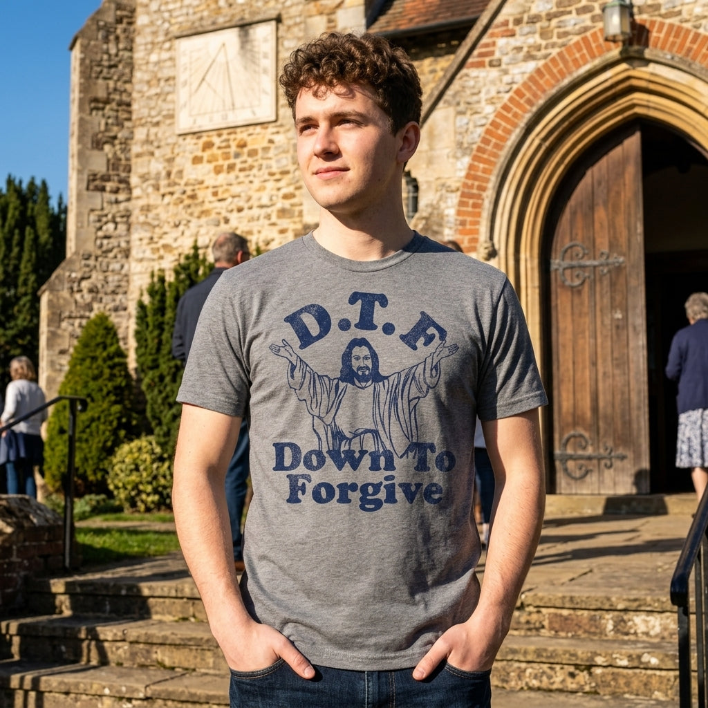 DTF Down To Forgive Men's T Shirt