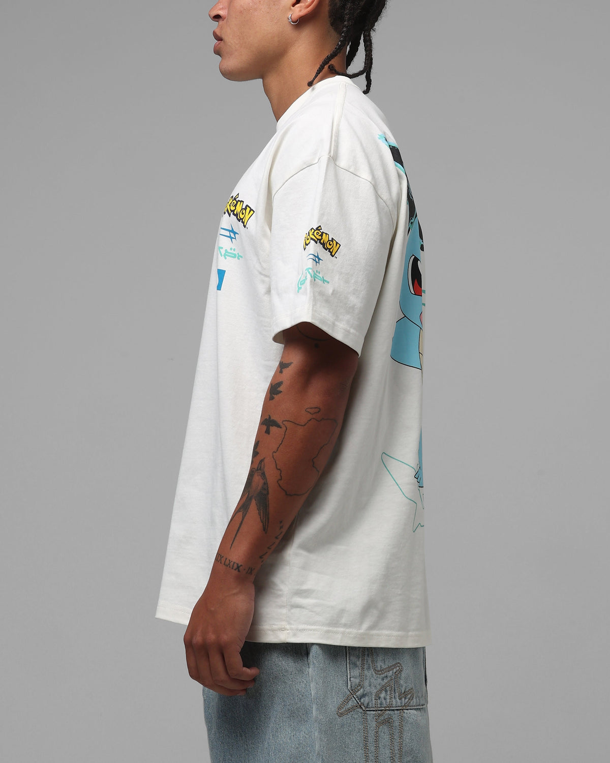 Pok茅mon By Loiter Squirtle Heavyweight T-Shirt Off White