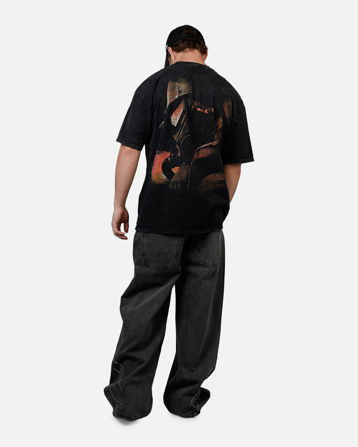 73Studio X Fallout: New Vegas T-Shirt Black Acidwash