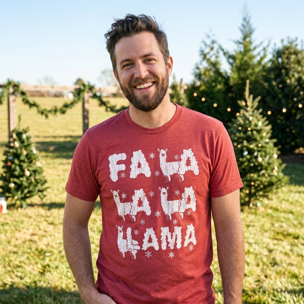 Fa La La La Llama Men's T Shirt