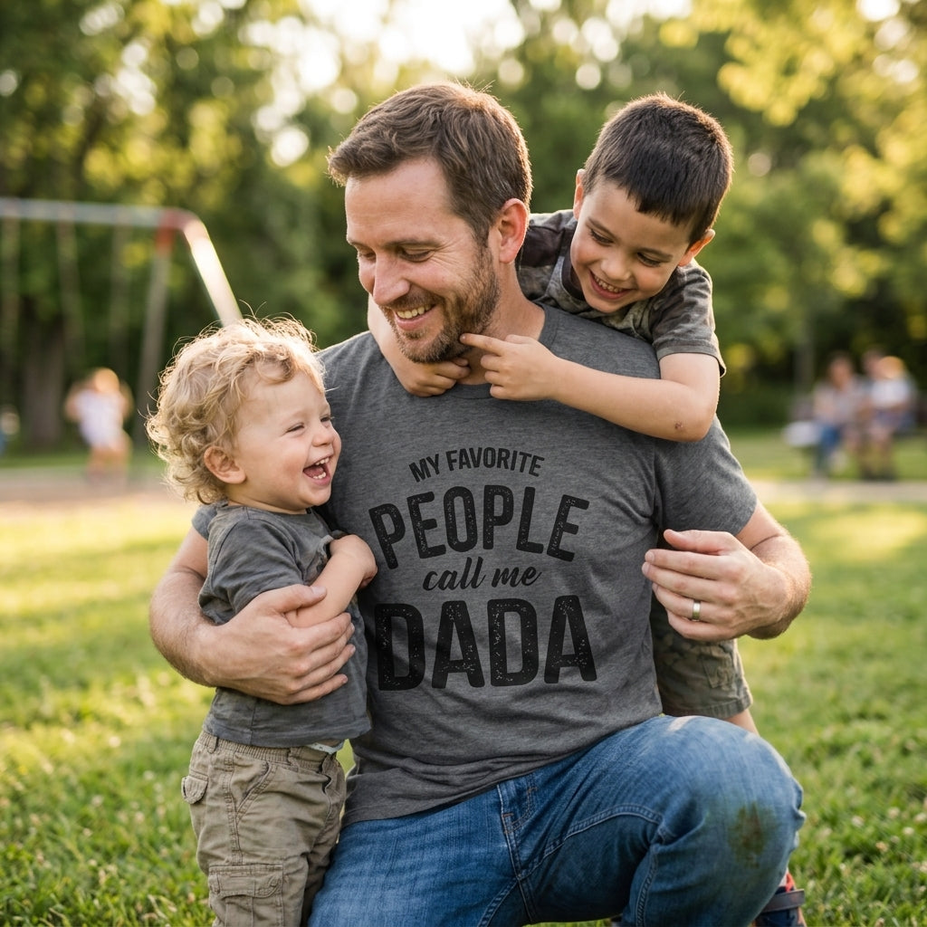 My Favorite People Call Me Dada Men's T Shirt