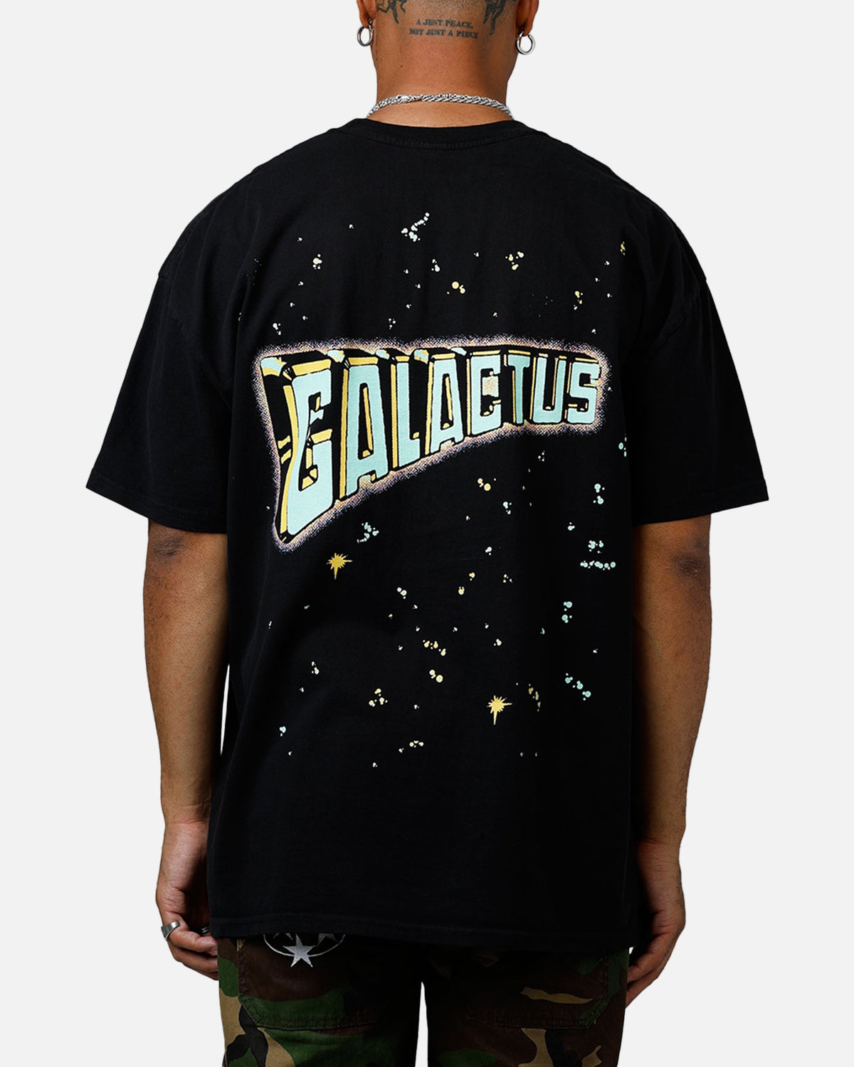 73Studio Marvel Fantastic Four Galactus Vintage T-Shirt Black