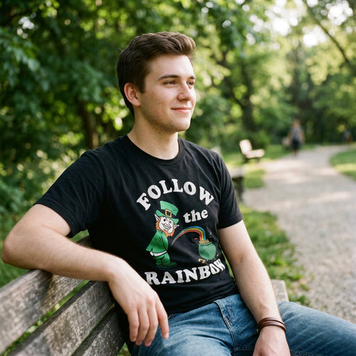 Follow The Rainbow Men's T Shirt