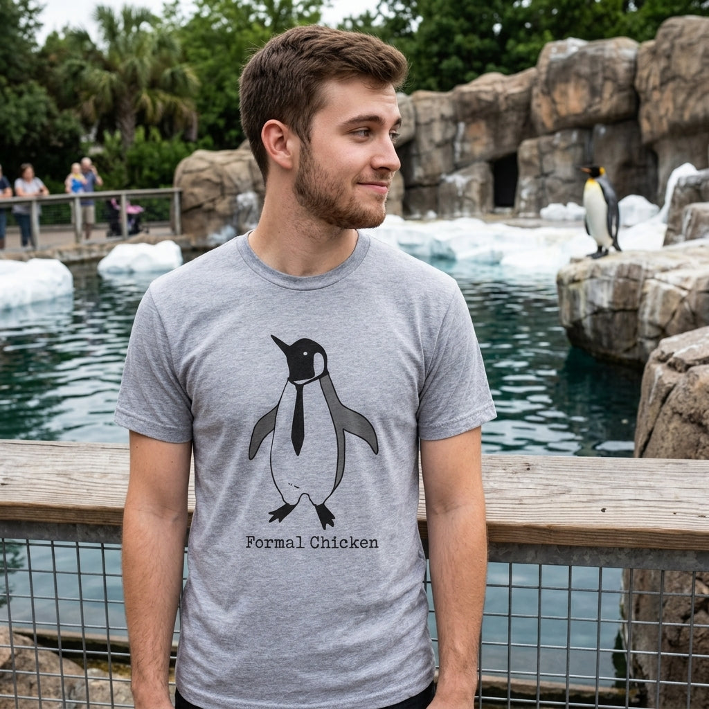 Formal Chicken Men's T Shirt