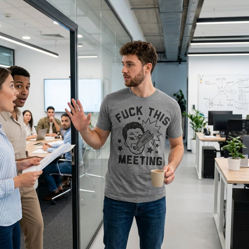 Fuck This Meeting Men's T Shirt