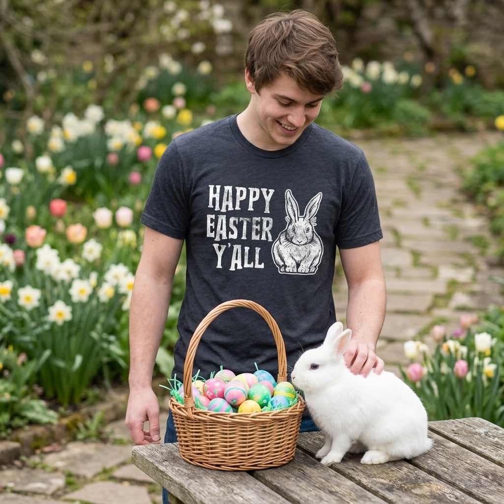 Happy Easter Y'all Men's T Shirt