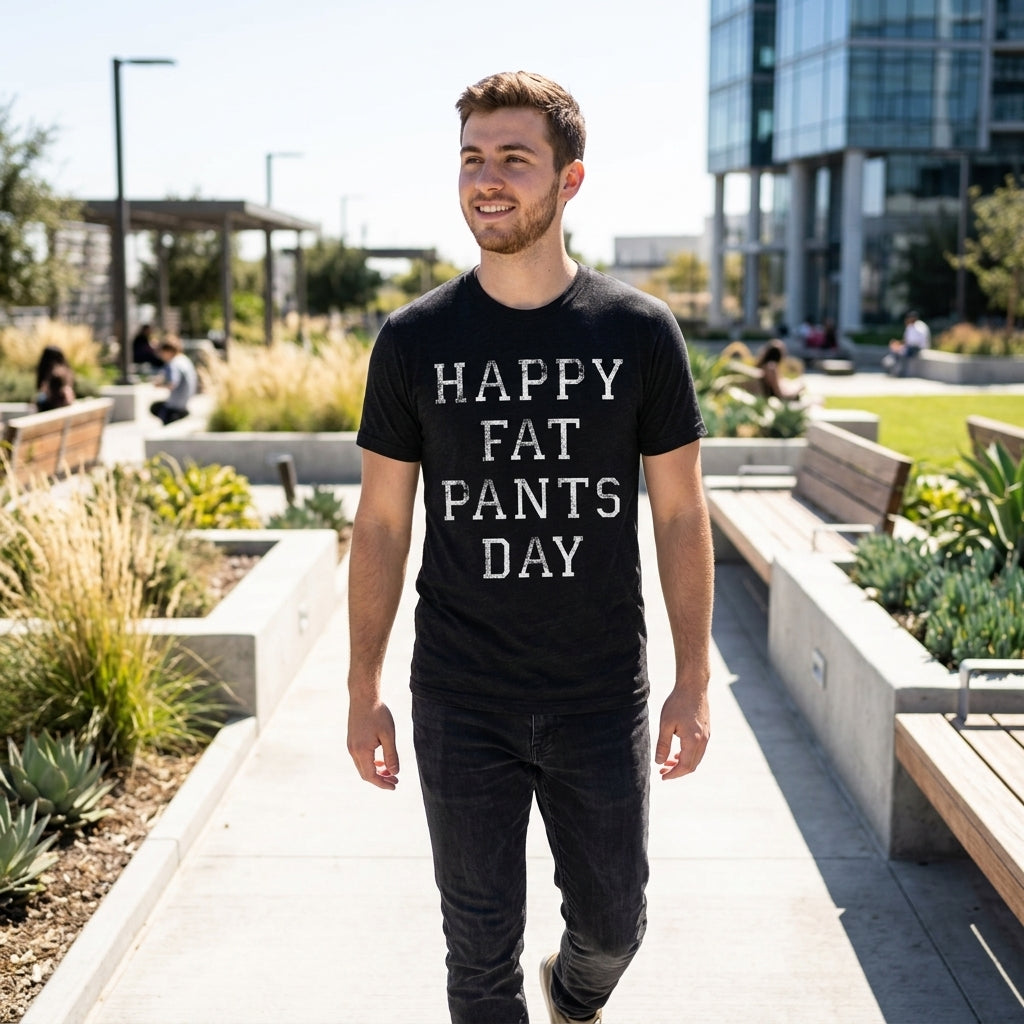Happy Fat Pants Day Men's T Shirt