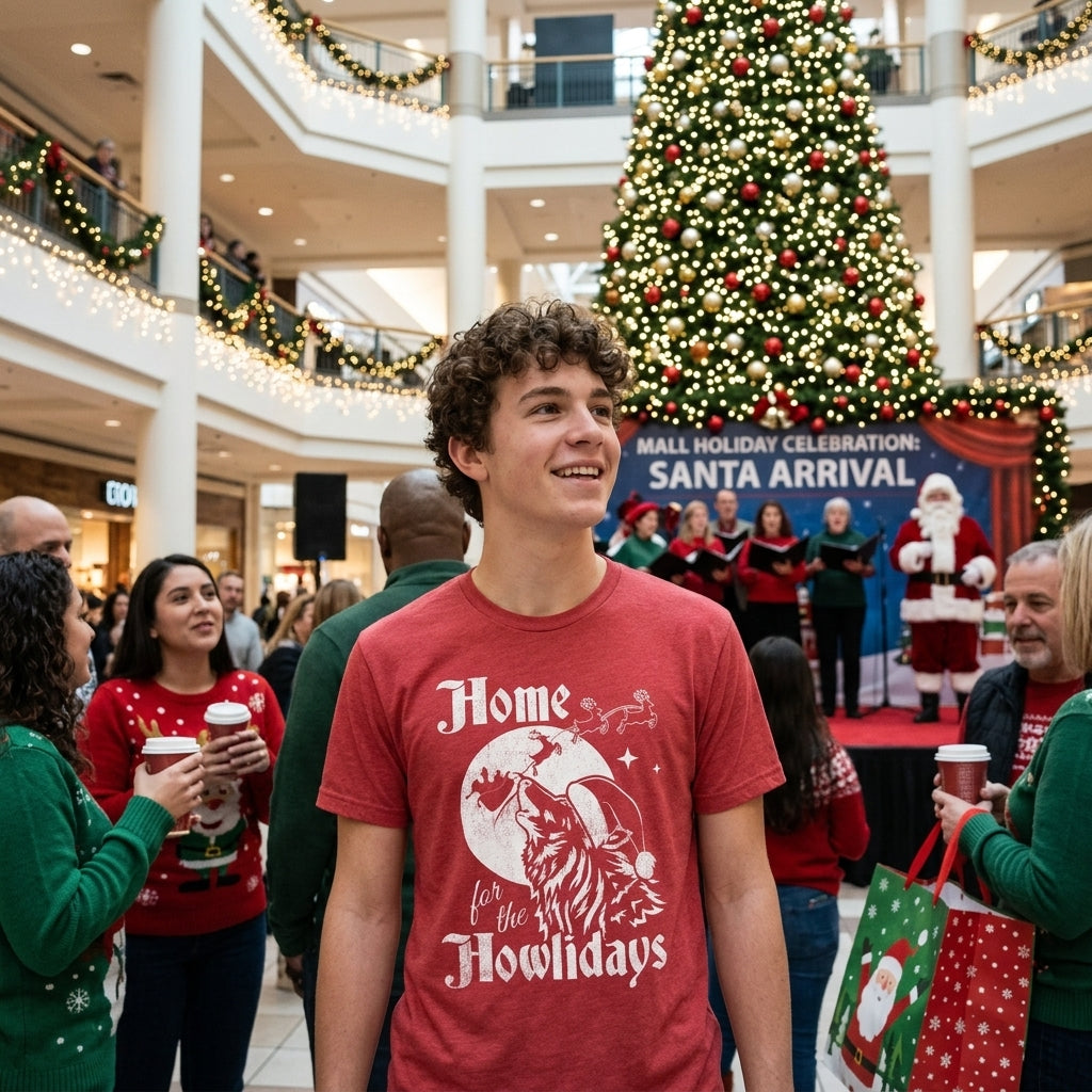 Home For The Howlidays Men's T Shirt