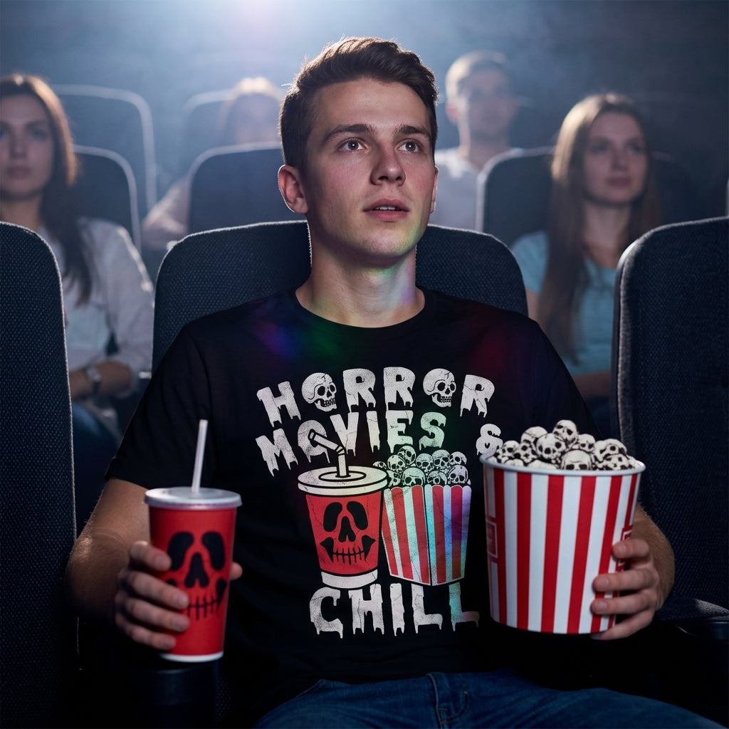Horror Movies And Chill Men's T Shirt