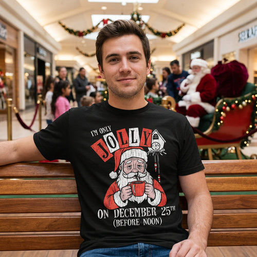 Im Only Jolly On December 25th Men's T Shirt