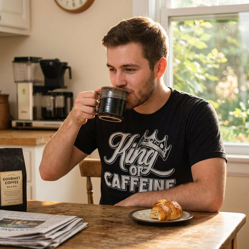 King Of Caffeine Men's T Shirt