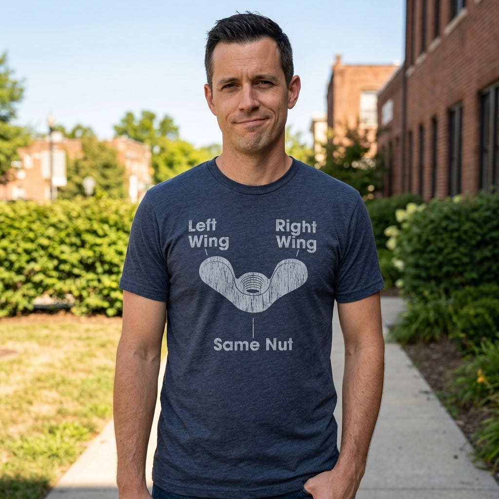 Left Wing Right Wing Same Nut Men's T Shirt