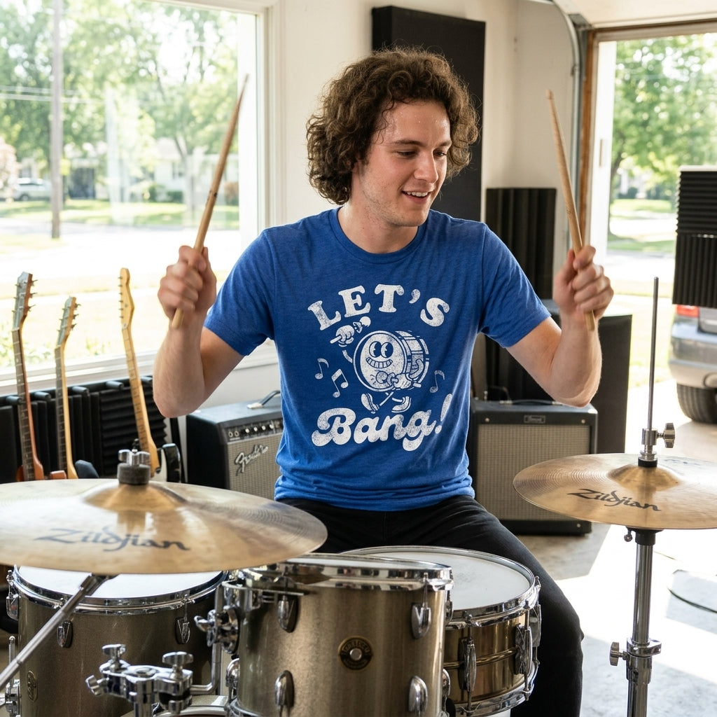 Lets Bang Drum Men's T Shirt