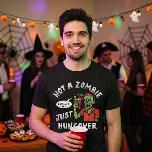 Not A Zombie Just Hungover Men's T Shirt
