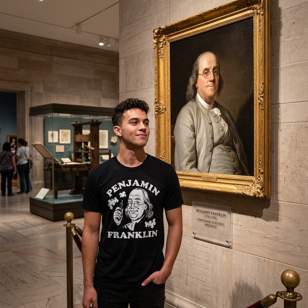 Penjamin Franklin Men's T Shirt