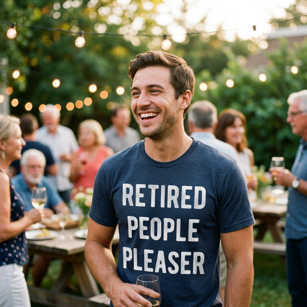 Retired People Pleaser Men's T Shirt