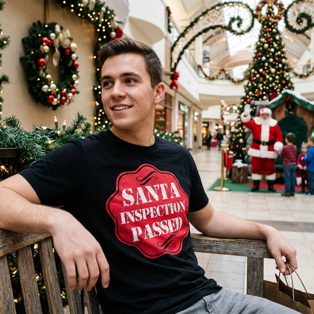 Santa Inspection Passed Men's T Shirt