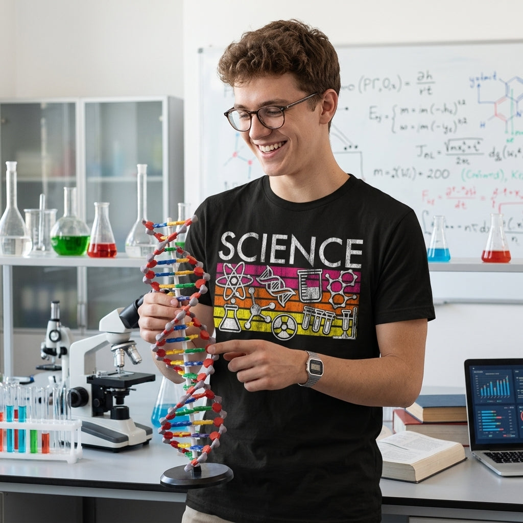 Science Stripes Men's T Shirt