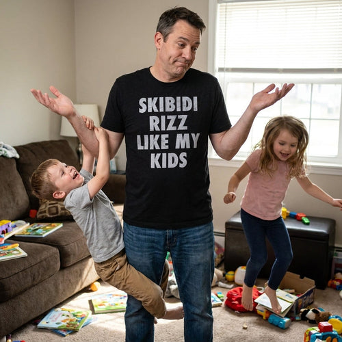 Skibidi Rizz Like My Kids Men's T Shirt