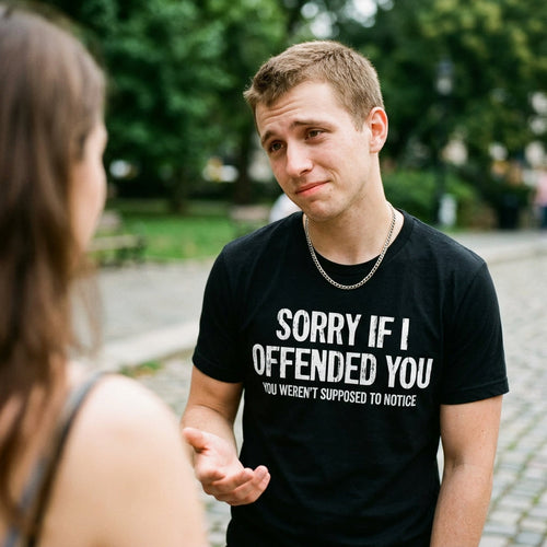 Sorry If I Offended You You Werent Supposed To Notice Men's T Shirt