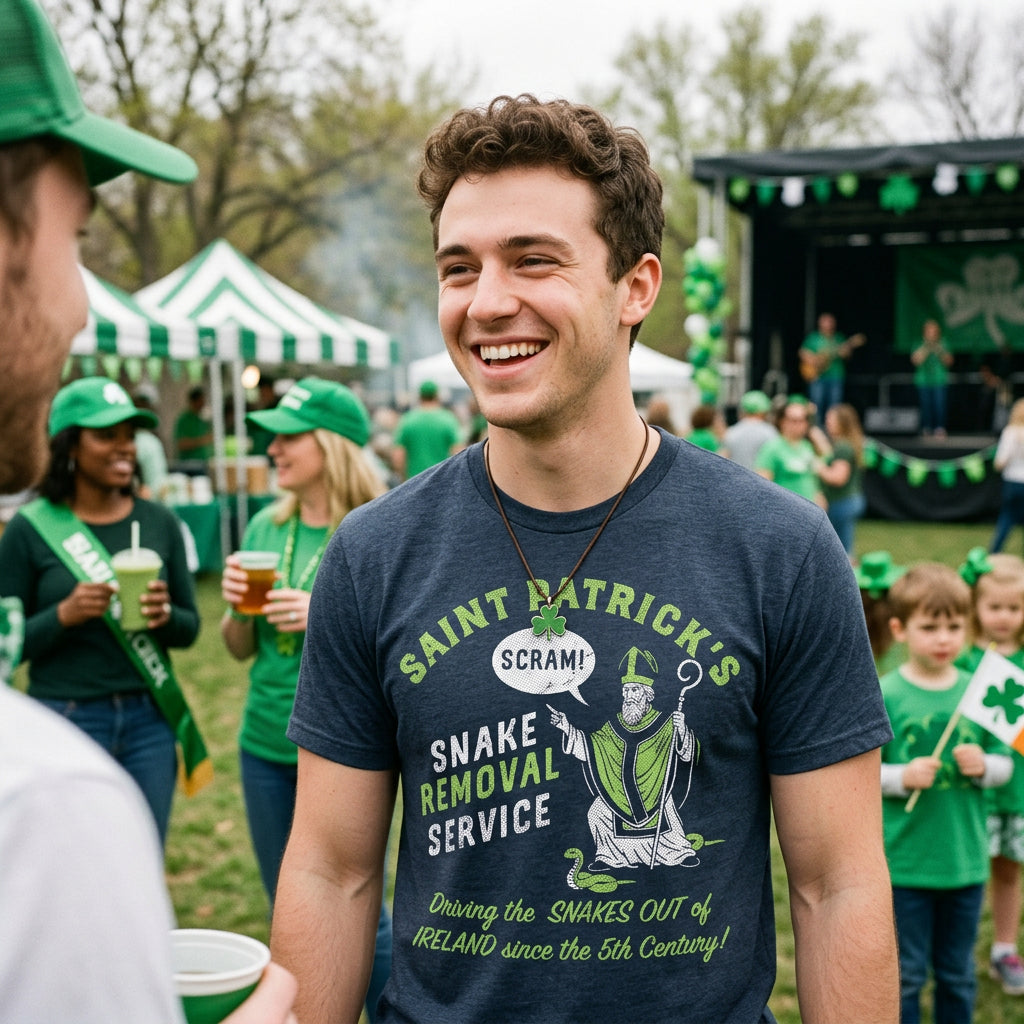 Saint Patricks Snake Removal Service Men's T Shirt