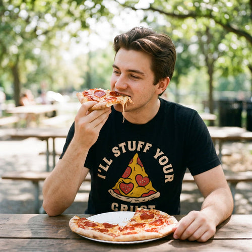 Ill Stuff Your Crust Men's T Shirt