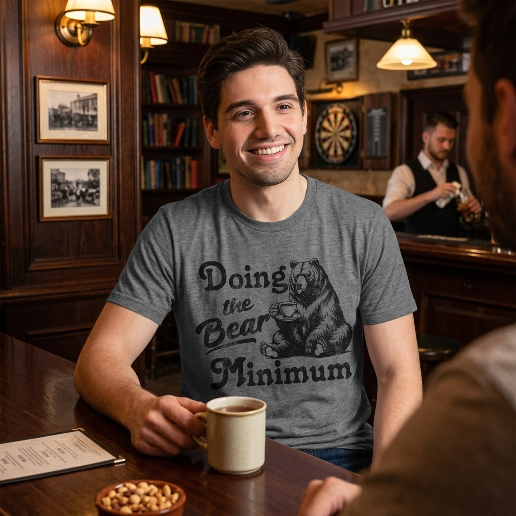 Doing The Bear Minimum Men's T Shirt