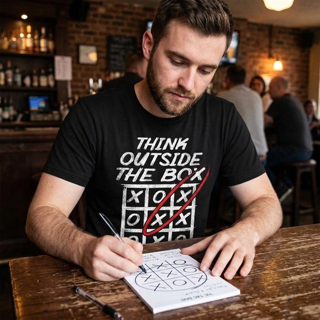 Think Outside The Box Men's T Shirt