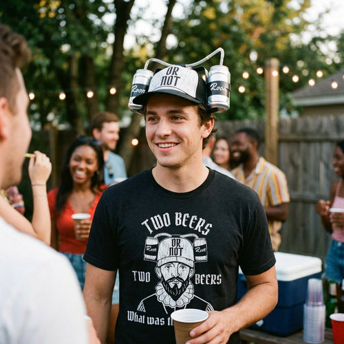Two Beers Or Not Two Beers What Was The Question Men's T Shirt
