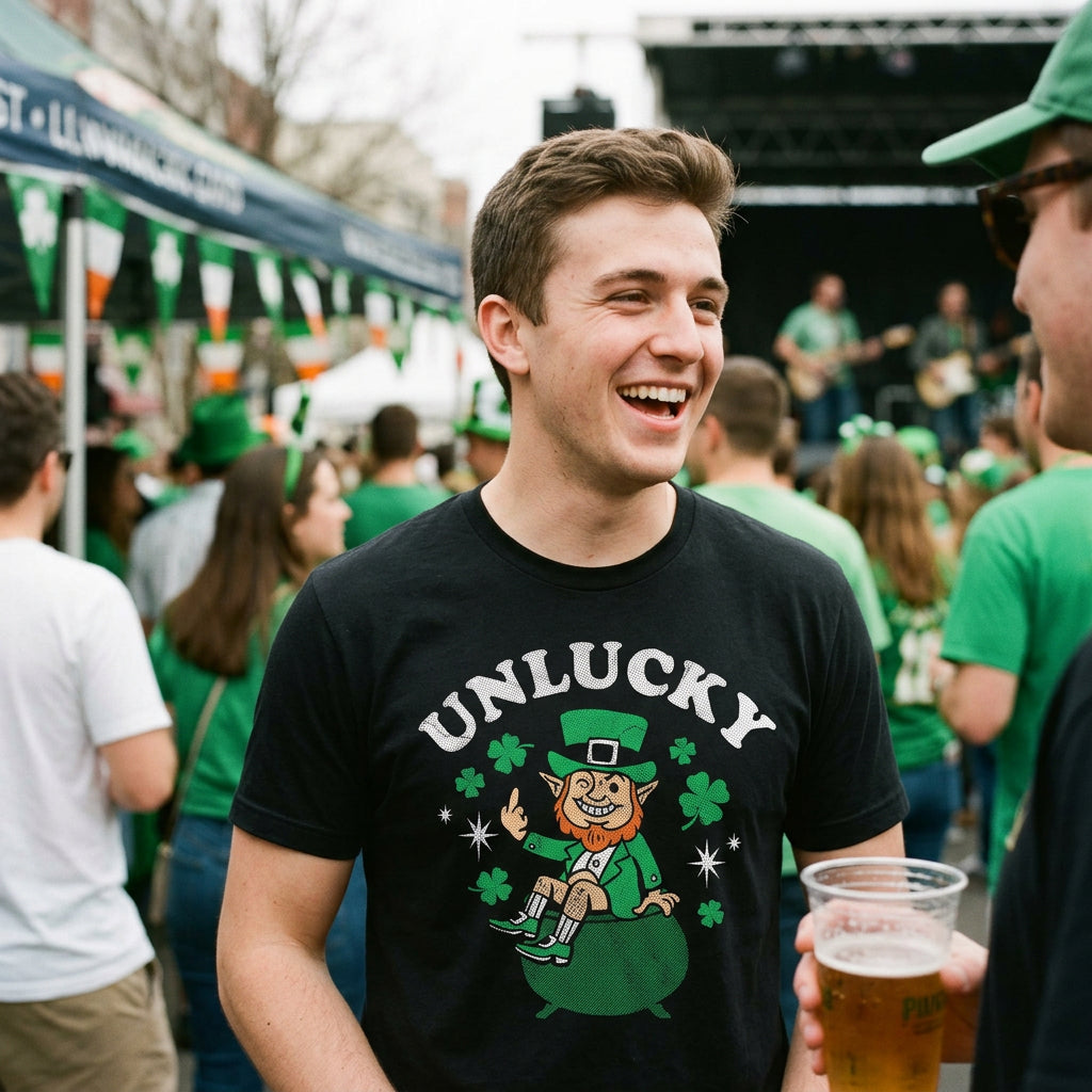 Unlucky Leprechaun Men's T Shirt