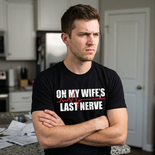 On My Wifes Last Nerve Men's T Shirt