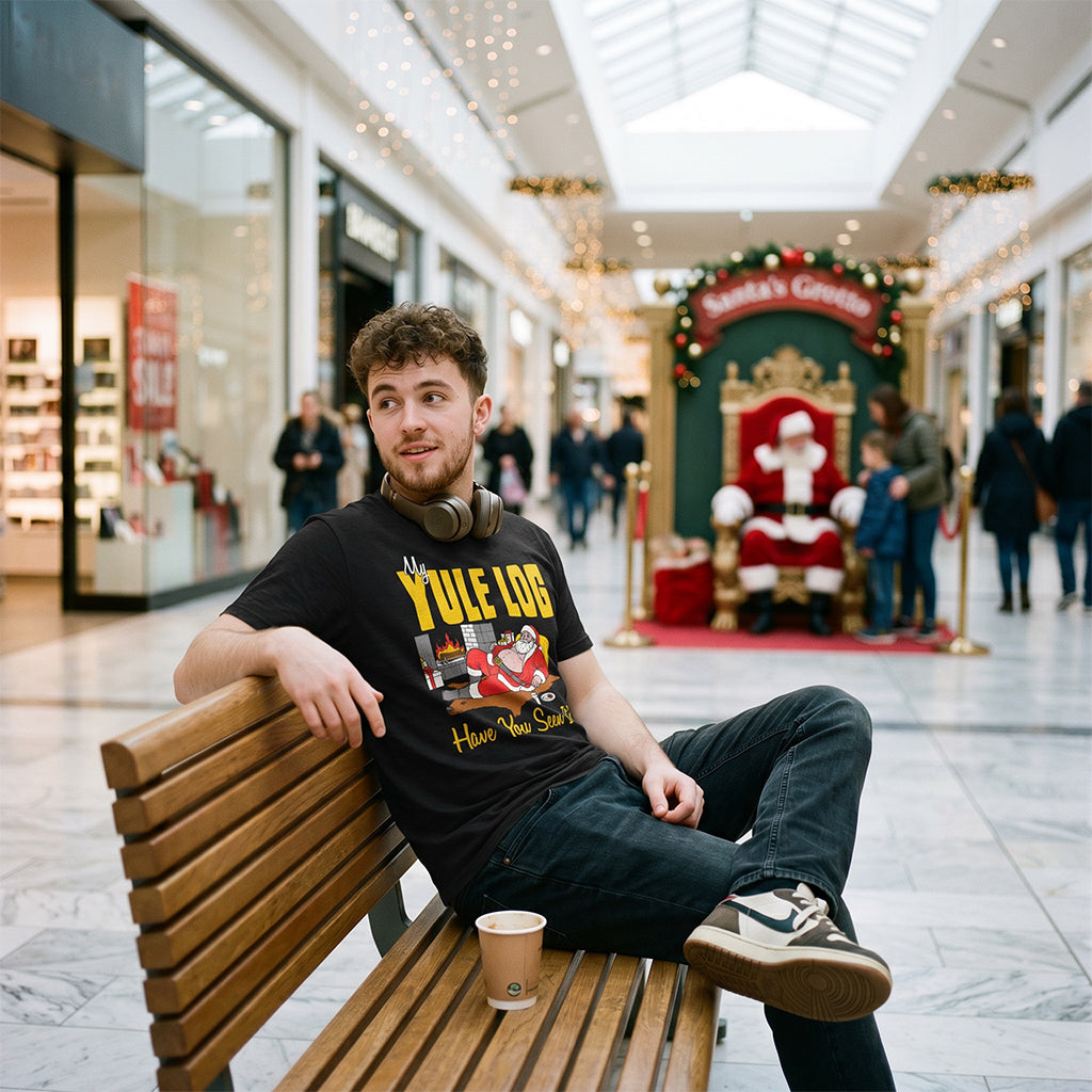 My Yule Log Have You Seen It Men's T Shirt